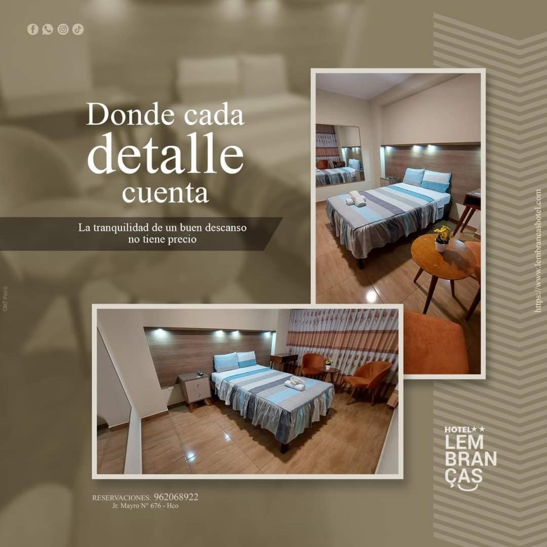 Lembrancas Hotel Huánuco Eksteriør bilde